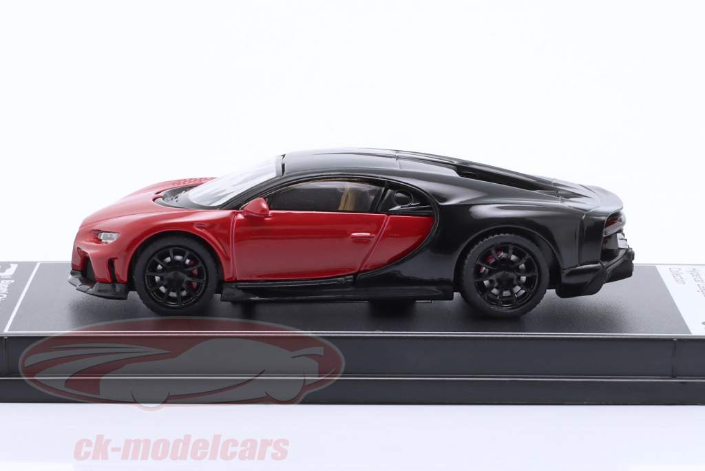 Bugatti Chiron Super Sport Byggeår 2021 rød / sort 1:64 Kinsmart