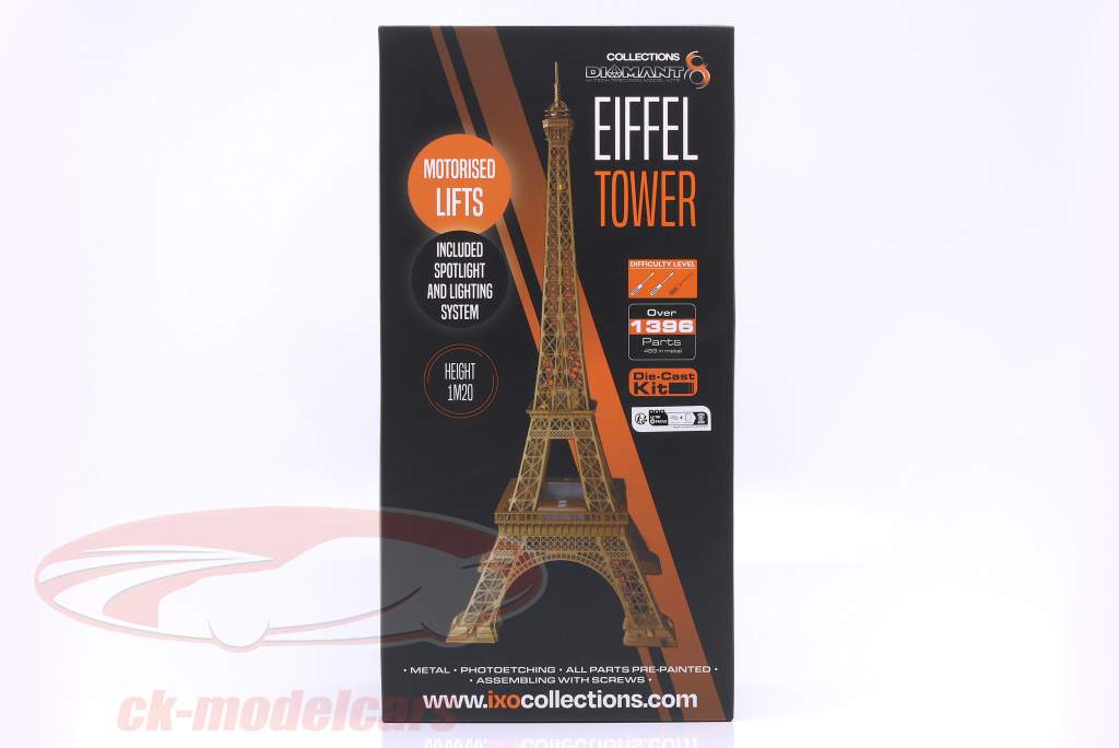 Eiffel Tower Paris with lighting and elevators Kit 1:270 Ixo
