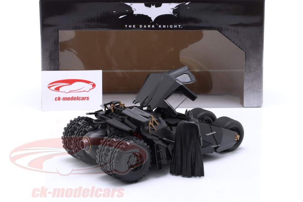 Batmobile mit Batman Figur Film The Dark Knight 2008 1:24 Jada Toys