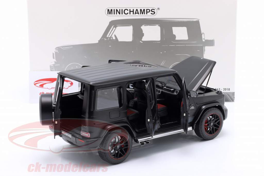 Mercedes-Benz AMG G63 First Edition 2018 stuoia nero 1:18 Minichamps