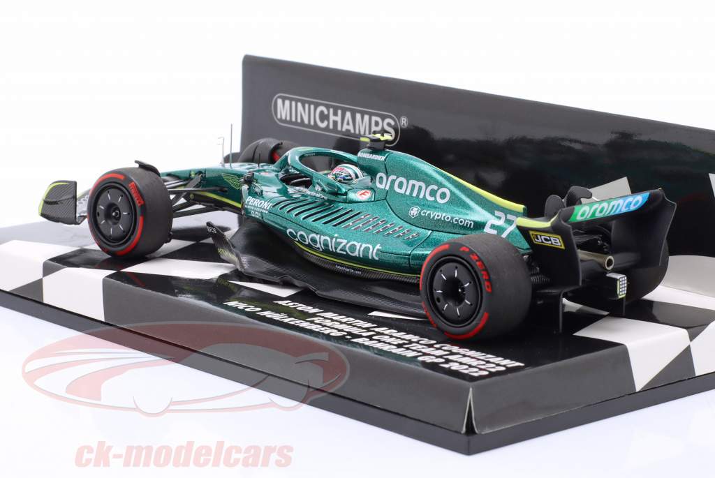 N. Hülkenberg Aston Martin AMR22 #27 Bahreïn GP formule 1 2022 1:43 Minichamps