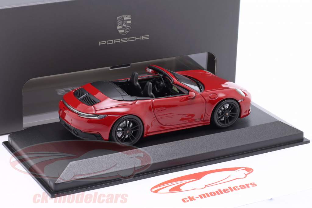 Porsche 911 (992) Carrera GTS Cabriolet year 2022 carmine red 1:43