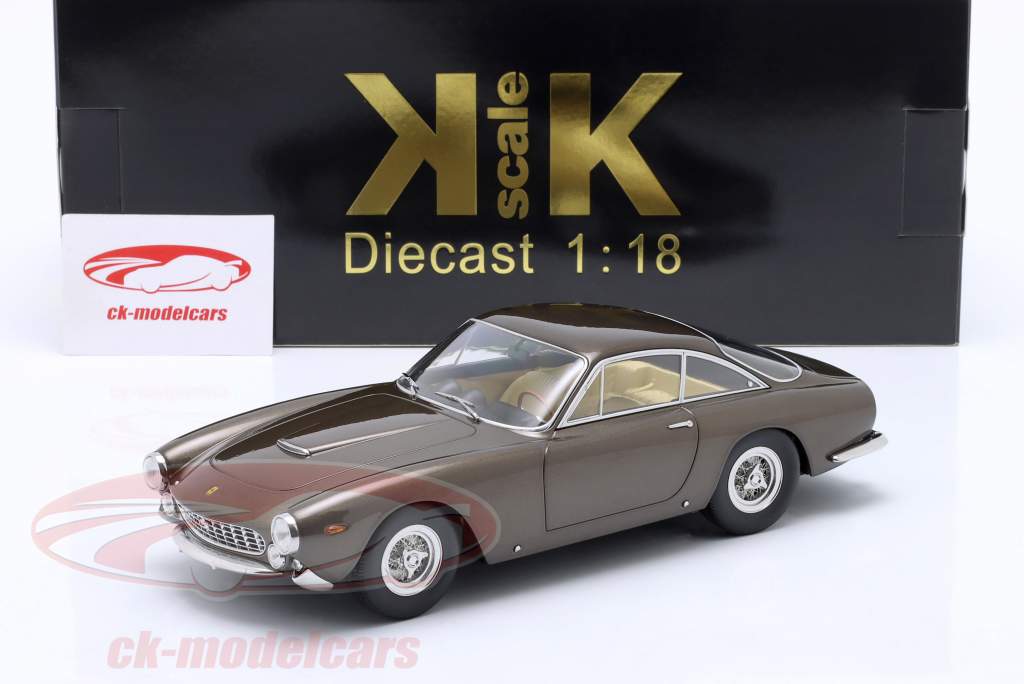 Ferrari 250 GT Lusso 建设年份 1962 棕色的 金属的 1:18 KK-Scale