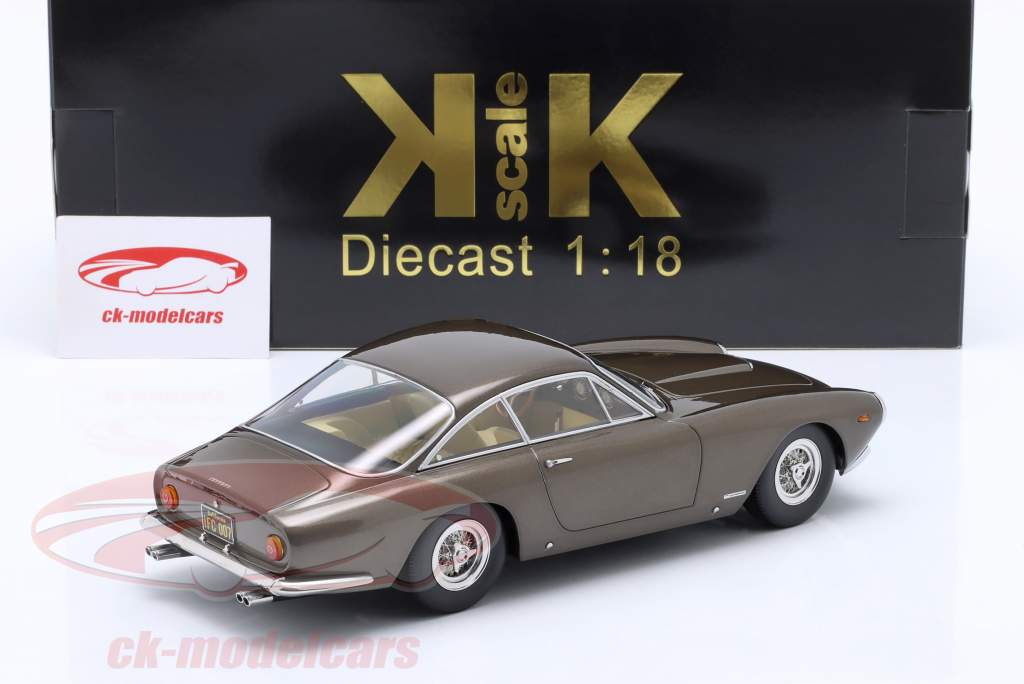 Ferrari 250 GT Lusso 建设年份 1962 棕色的 金属的 1:18 KK-Scale