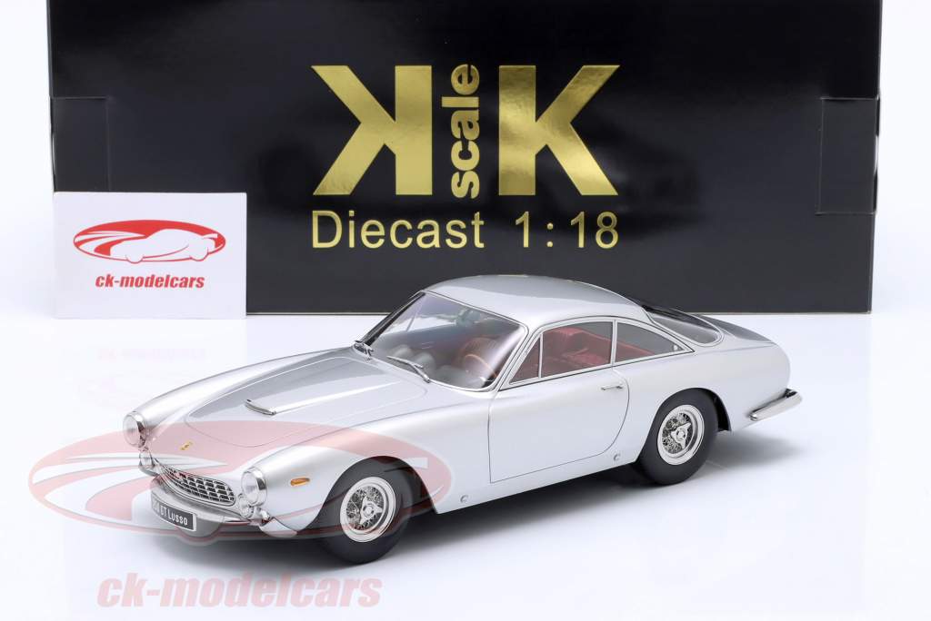 Ferrari 250 GT Lusso year 1962 silver 1:18 KK-Scale