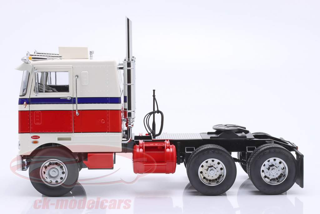 Peterbilt 352 Pacemaker SZM 1977-1979 hvid / rød / blå 1:18 Road Kings