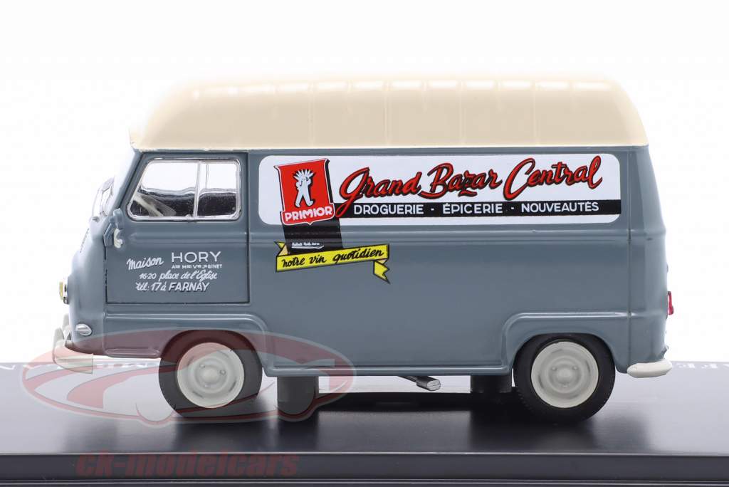 Renault Estafette Fourgon Verkaufswagen 1961 hellgrau / weiß 1:43 Hachette