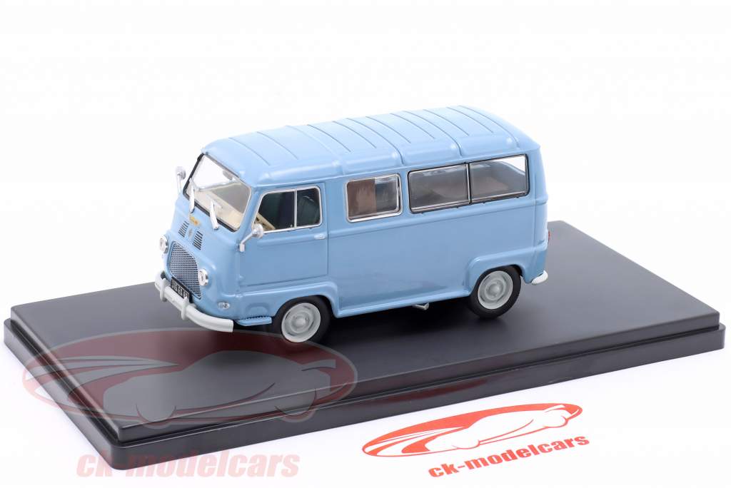 Renault Estafette campingvogn Byggeår 1960 Lyseblå 1:43 Hachette