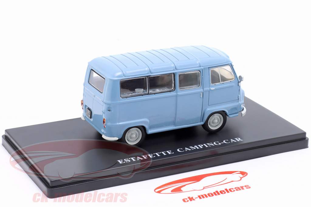 Renault Estafette campingvogn Byggeår 1960 Lyseblå 1:43 Hachette
