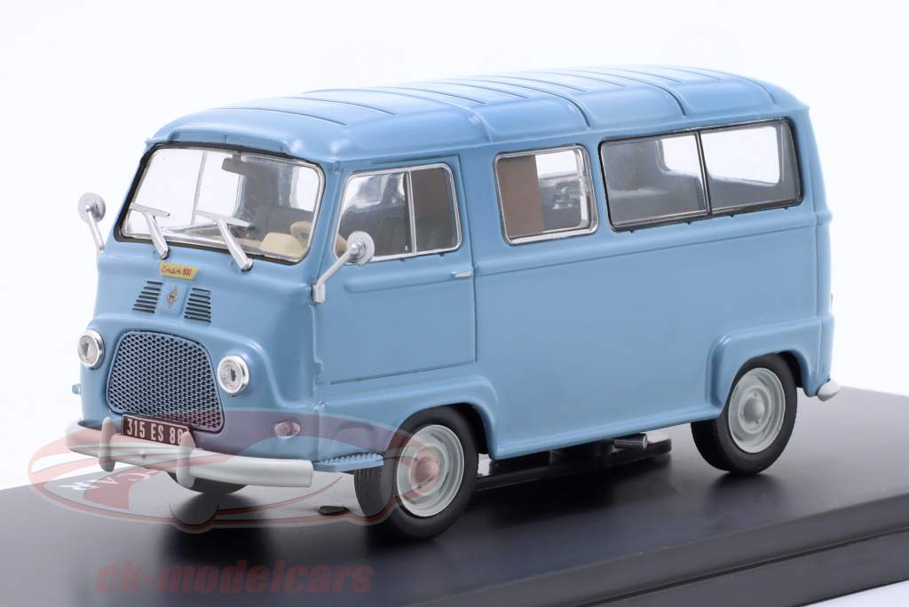 Renault Estafette campingvogn Byggeår 1960 Lyseblå 1:43 Hachette