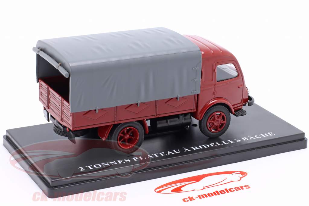 Renault 2 tons ladvogn Byggeår 1947 rød / Grå 1:43 Hachette