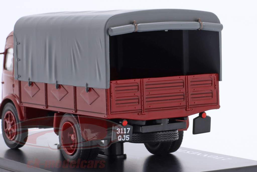 Renault 2 tons ladvogn Byggeår 1947 rød / Grå 1:43 Hachette