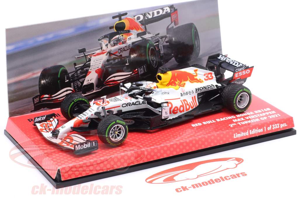 M. Verstappen Red Bull RB16B #33 第二名 土耳其 GP 公式 1 世界冠军 2021 1:43 Minichamps