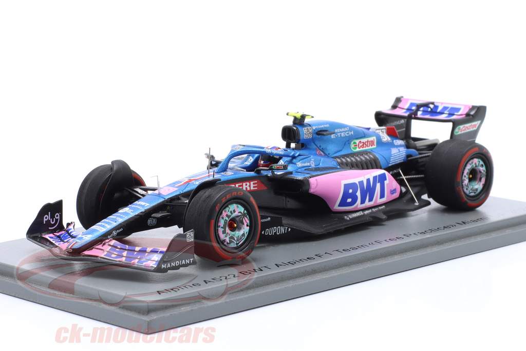 Esteban Ocon Alpine A522 #31 Free Practice Miami GP formula 1 2022 1:43 Spark