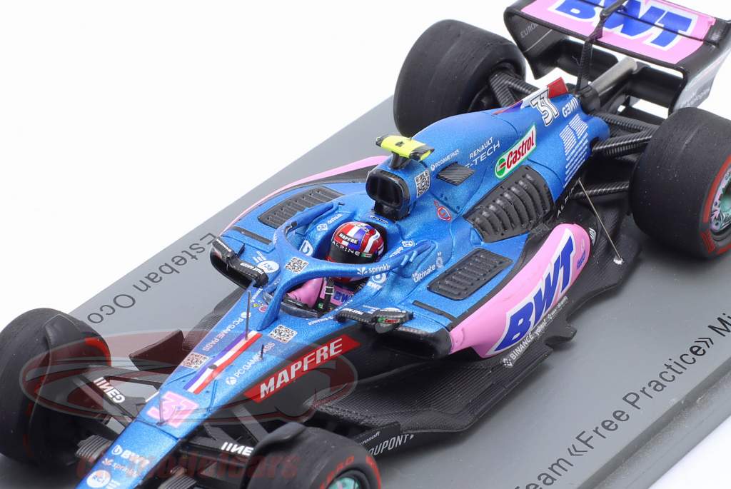 Esteban Ocon Alpine A522 #31 Free Practice Miami GP formula 1 2022 1:43 Spark