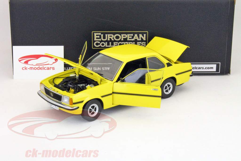 欧宝阿斯科纳B SR 1975信号黄色1:18 SUNSTAR