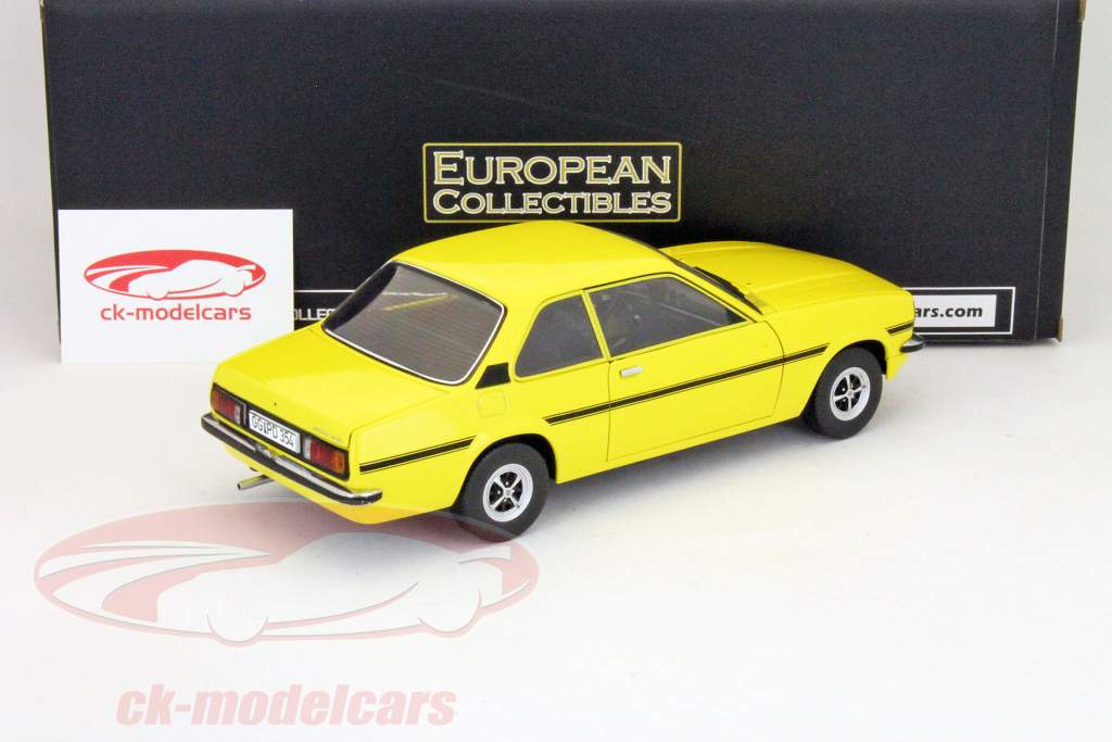 欧宝阿斯科纳B SR 1975信号黄色1:18 SUNSTAR