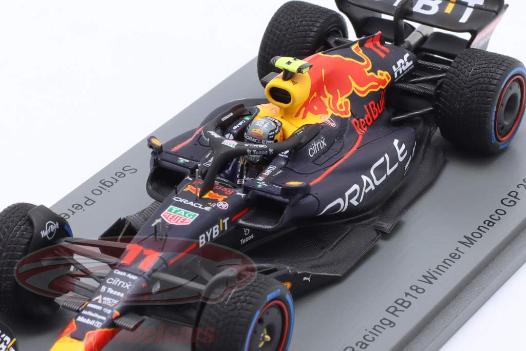 Sergio Perez Red Bull Racing RB18 #11 Sieger Monaco GP Formel 1 2022 1:43 Spark
