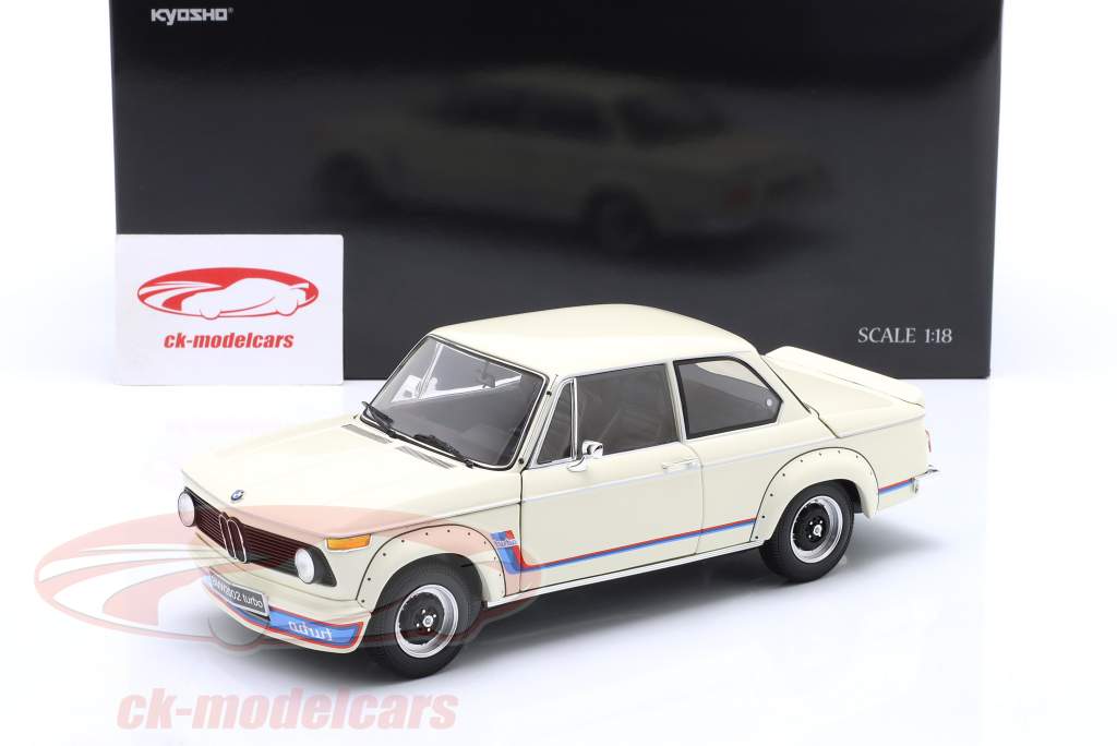 BMW 2002 Turbo year 1974 white 1:18 Kyosho