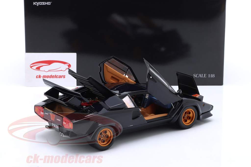 Lamborghini Countach LP500S Walter Wolf 1982 sort 1:18 Kyosho