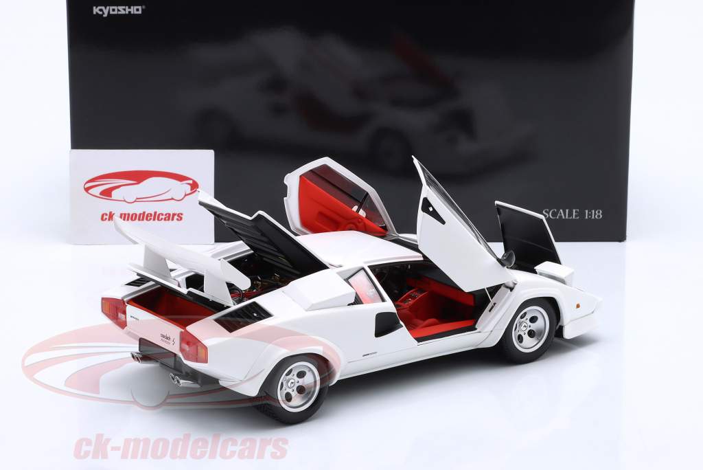 Lamborghini Countach LP500S 建设年份 1982 白色的 1:18 Kyosho