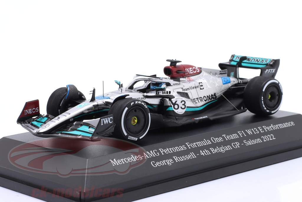 Spark 1:43 George Russell Mercedes-AMG F1 W13 #63 4位