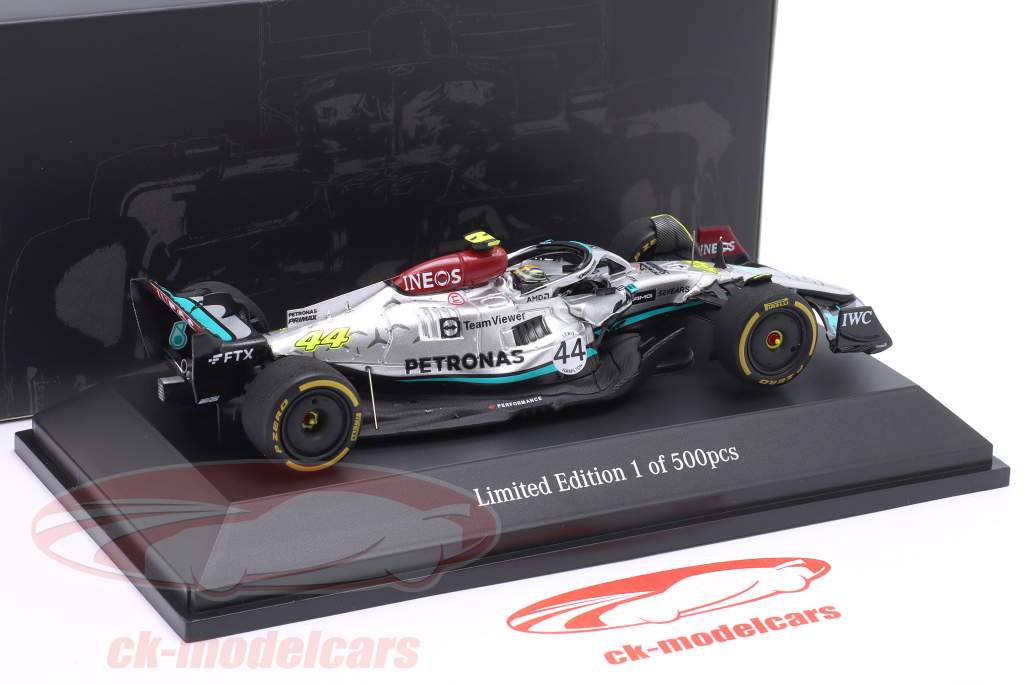 Lewis Hamilton Mercedes-AMG F1 W13 #44 Belgian GP formula 1 2022 1:43 Spark