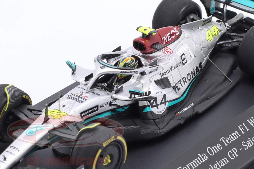 Lewis Hamilton Mercedes-AMG F1 W13 #44 Belgian GP formula 1 2022 1:43 Spark