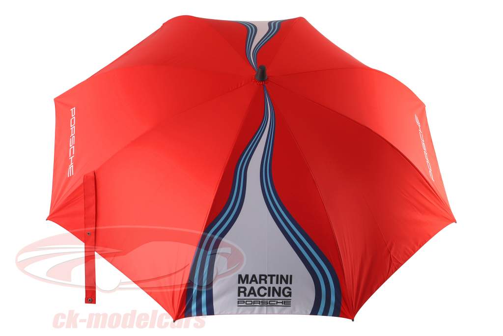 Porsche Martini Racing paraply hvid / blå / rød