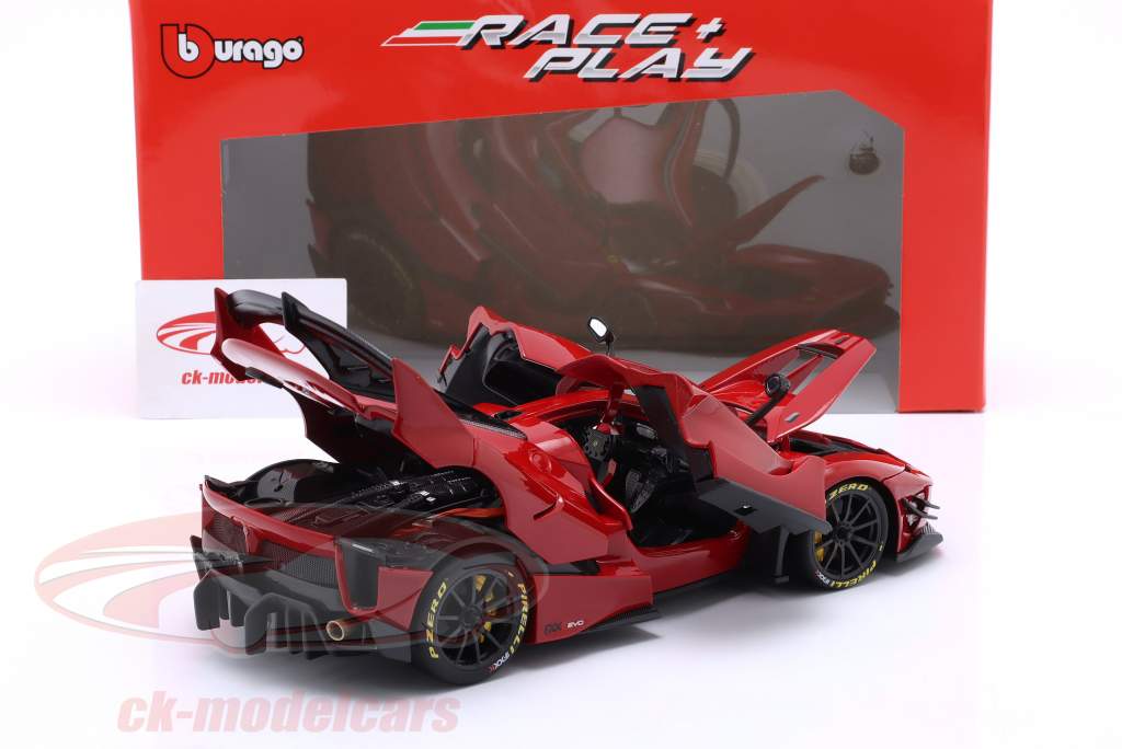 Ferrari FXX-K Evo Hybrid 6.3 V12 year 2018 red 1:18 Bburago
