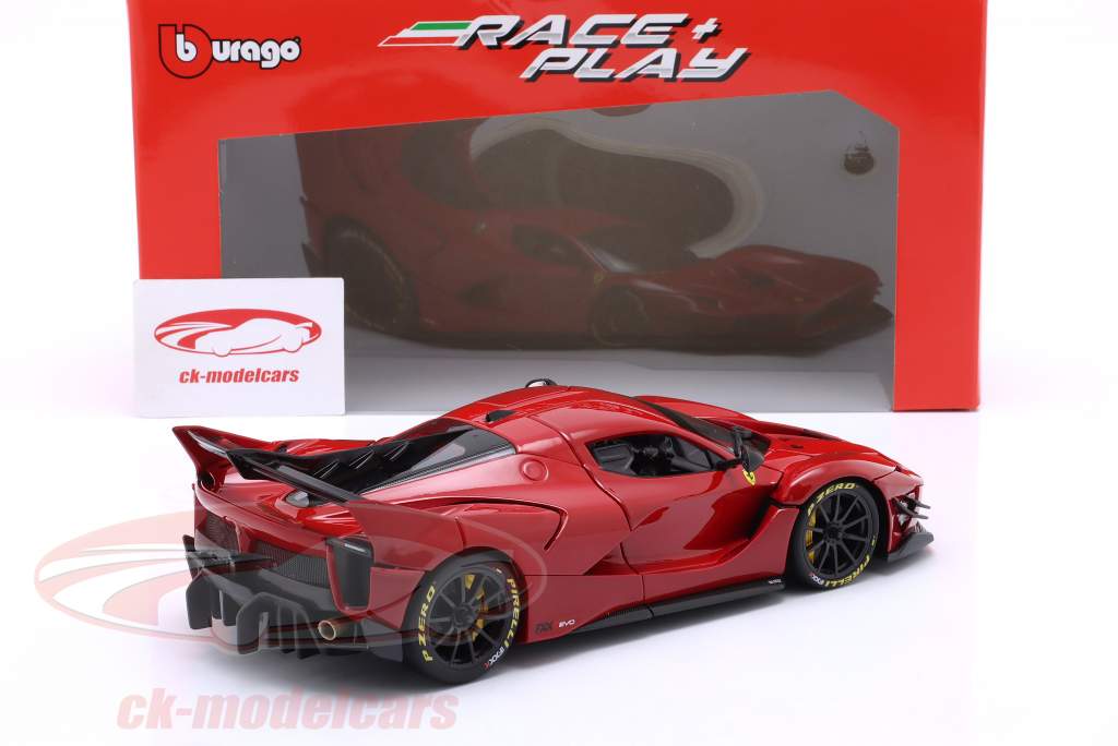 Ferrari FXX-K Evo Hybrid 6.3 V12 year 2018 red 1:18 Bburago