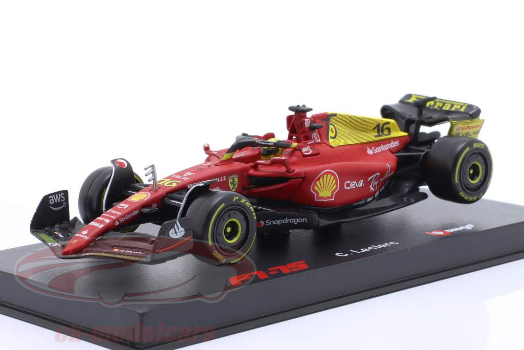 Charles Leclerc Ferrari F1-75 #16 2e italien GP formule 1 2022 1:43 Bburago