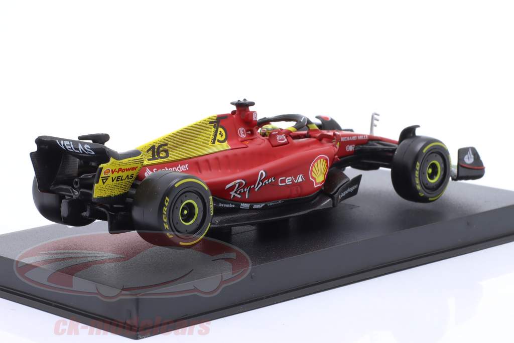 Charles Leclerc Ferrari F1-75 #16 2nd Italian GP formula 1 2022 1:43 Bburago