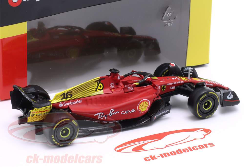Charles Leclerc Ferrari F1-75 #16 2nd Italian GP formula 1 2022 1:43 Bburago