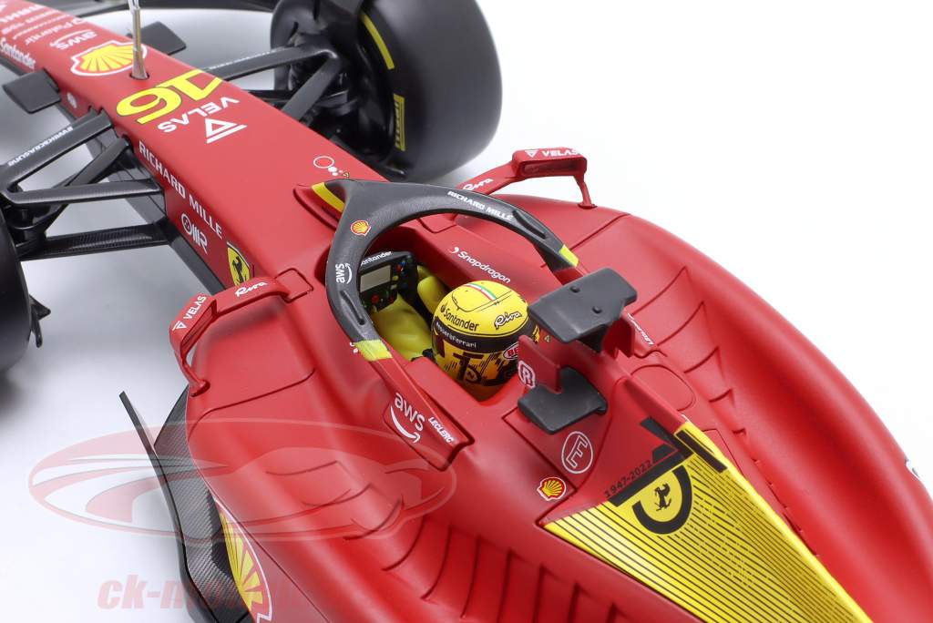 Charles Leclerc Ferrari F1-75 #16 2nd Italian GP formula 1 2022 1:18 Bburago