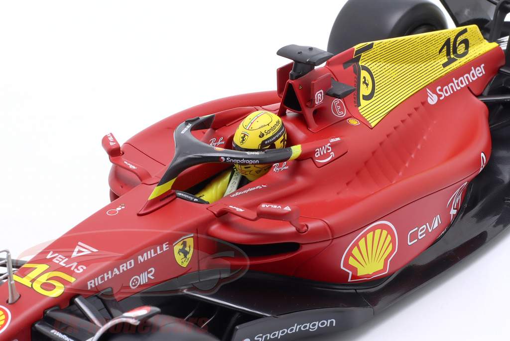 Charles Leclerc Ferrari F1-75 #16 2 italiensk GP formel 1 2022 1:18 Bburago