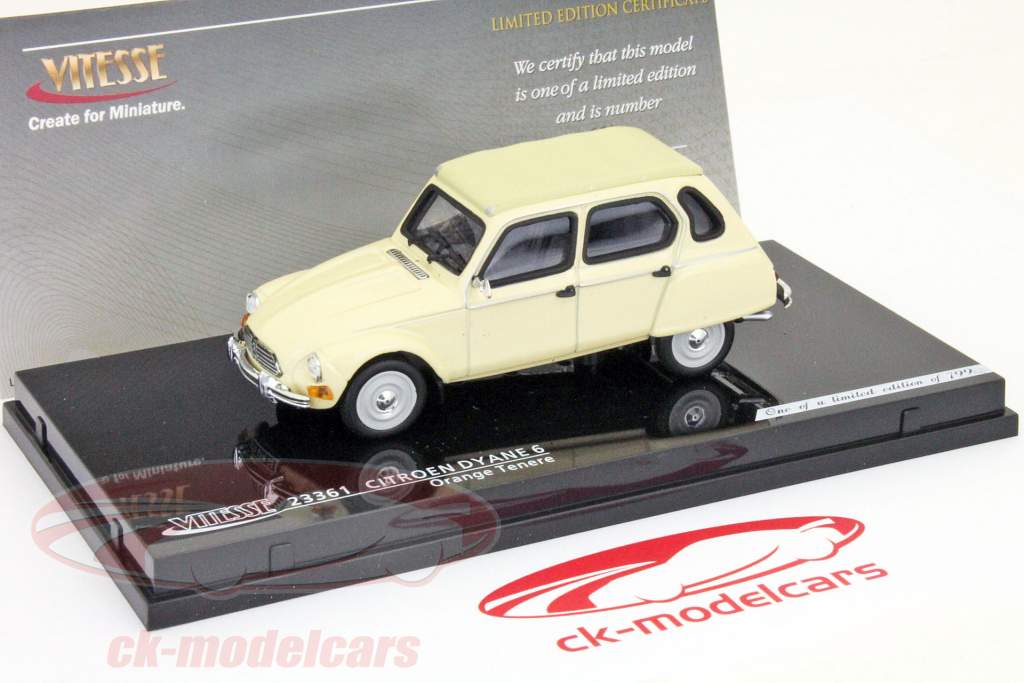 雪铁龙DYANE 6米色内华达1:43维迪斯