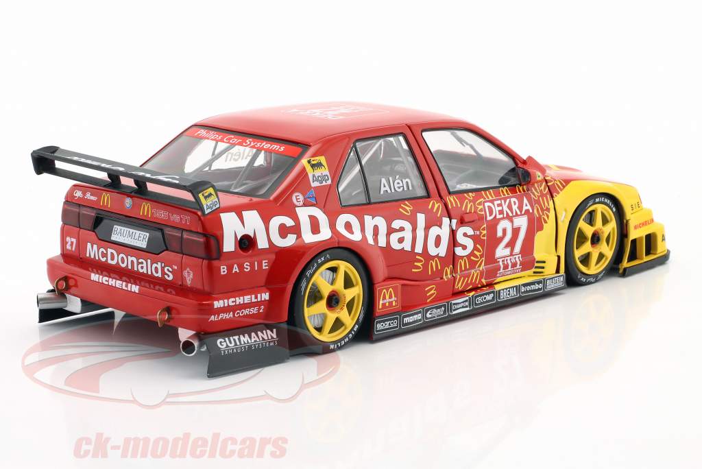 Markku Alen Alfa Romeo 155 V6 TI #27 McDonald's ITC Helsinki 1995 1:18 WERK83
