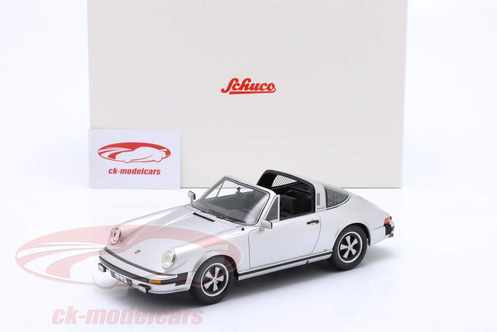 Porsche 911 Targa argento 1:18 Schuco