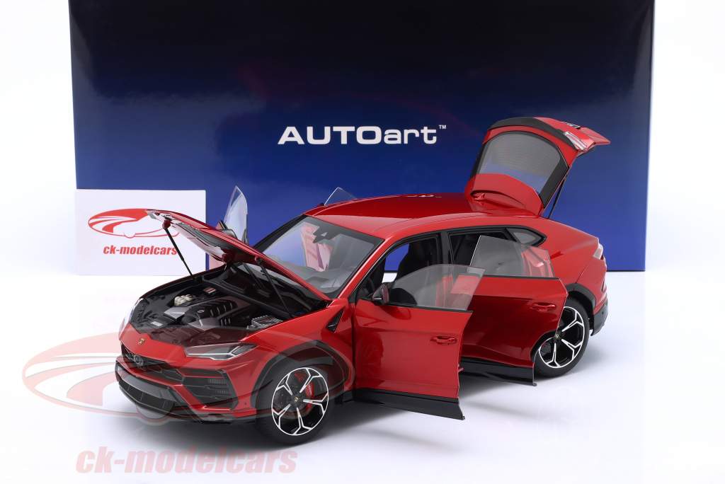 Lamborghini Urus Année de construction 2018 rouge perle 1:18 AUTOart