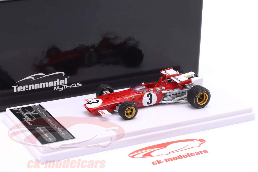 Jacky Ickx Ferrari 312B #3 winner Mexico GP formula 1 1970 1:43 Tecnomodel