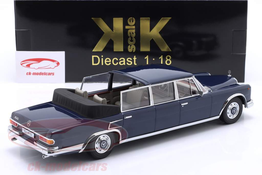ミニカー　1/18 Mercedes 600 W100 Landaulet 1964メルセデス 600 W100 ランドーレット 1964(ゴールド) [KKDC181183] KK-Scale 1:18 Mercedes-Benz 600 (W100) Landaulet year 1964