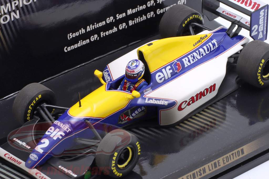 A. Prost Williams FW15C Dirty Version #2 Formel 1 Weltmeister 1993 1:43 Minichamps