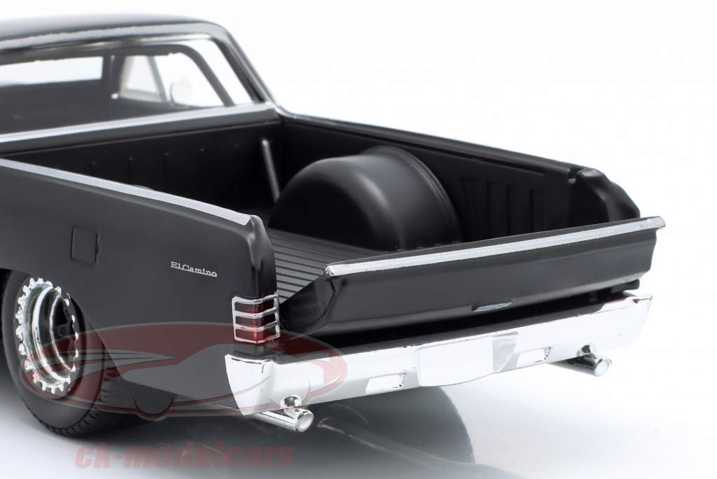 Chevrolet El Camino 1967 Fast X (Fast & Furious 10) 1:24 mattschwarz Jada Toys