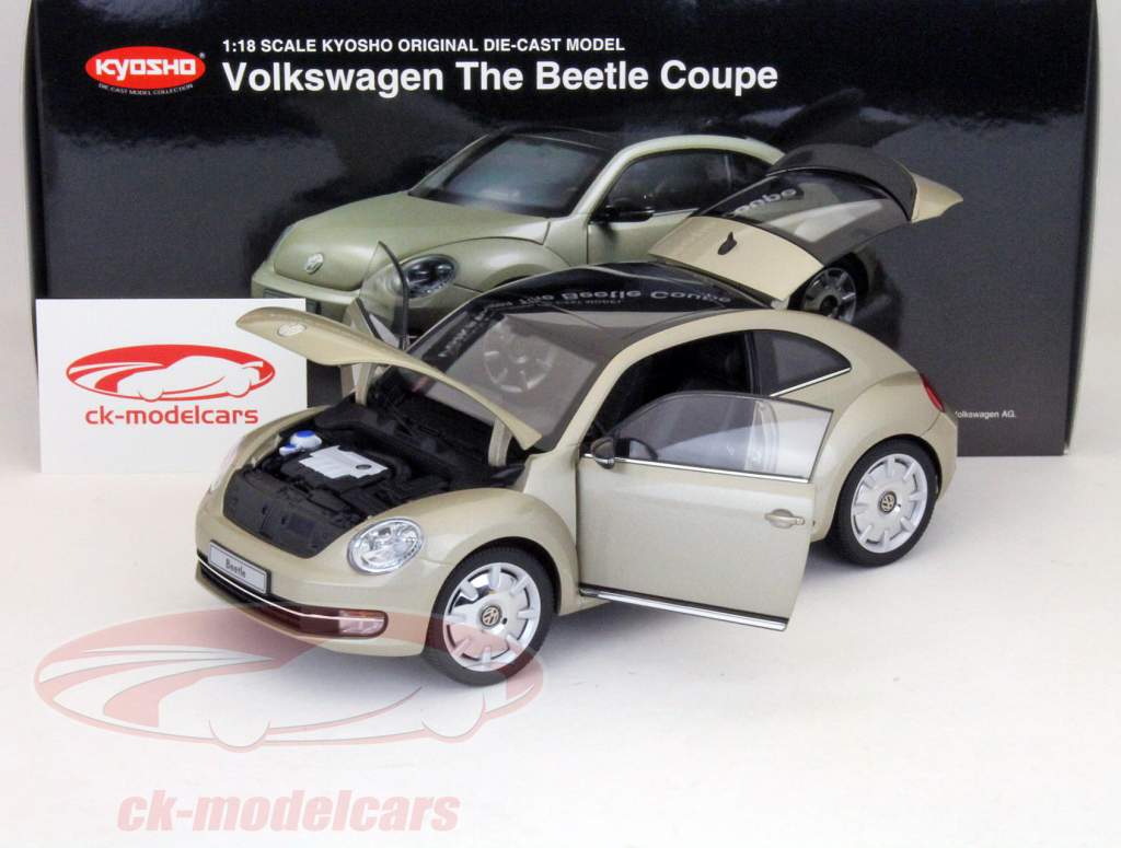 大众汽车大众甲壳虫双门轿跑车2011月球岩石银/银月球岩石1:18京商