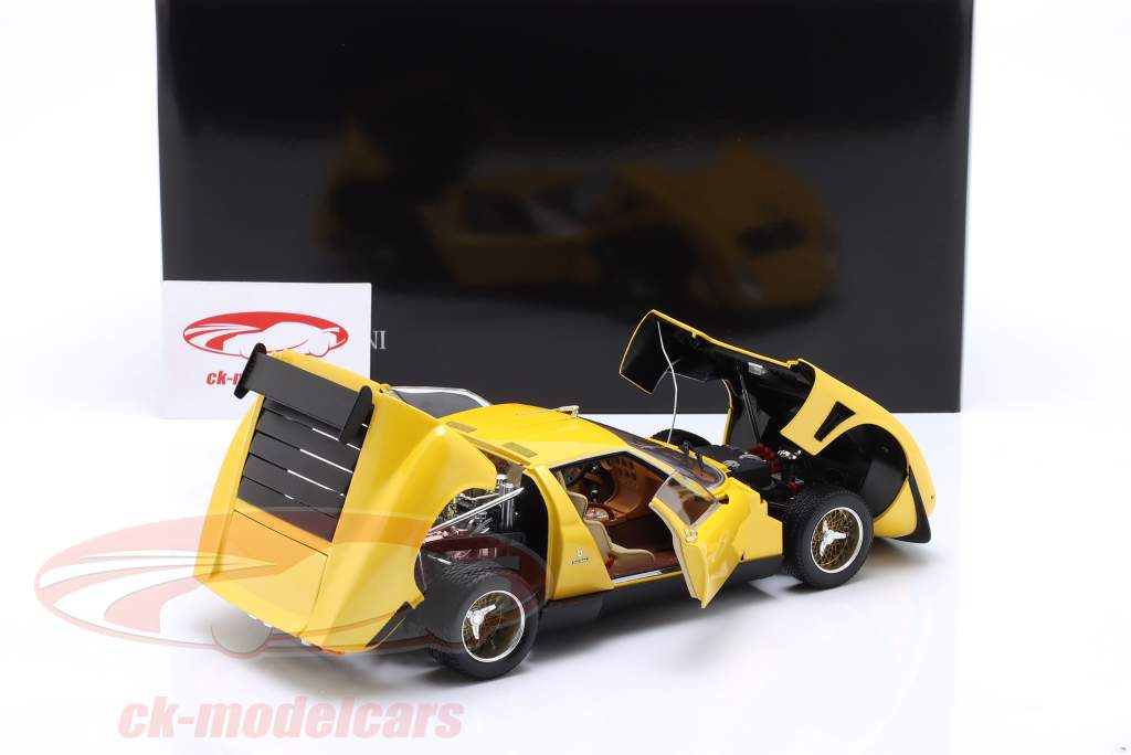 Kyosho 1:18 Lamborghini Miura SVR year 1970 yellow / black