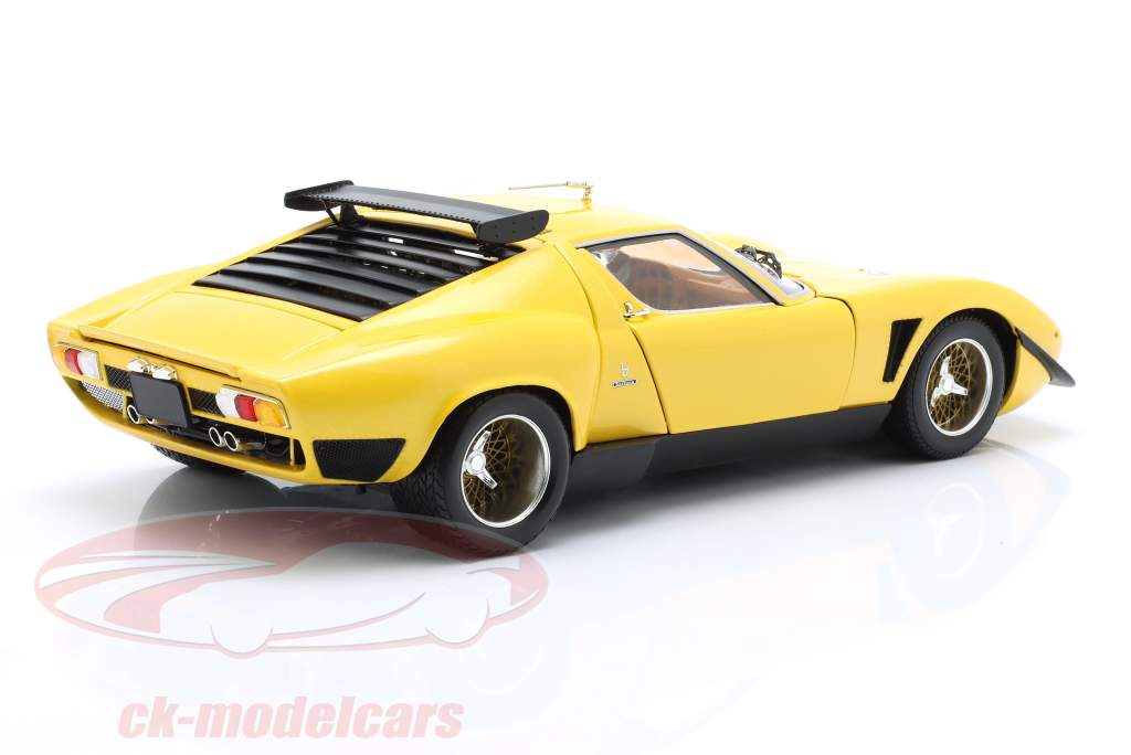 Lamborghini Miura 1/18ゴールド Kyosho 1/18 Kyosho Lamborghini Miura SVR (Black & Gold) Diecast Car