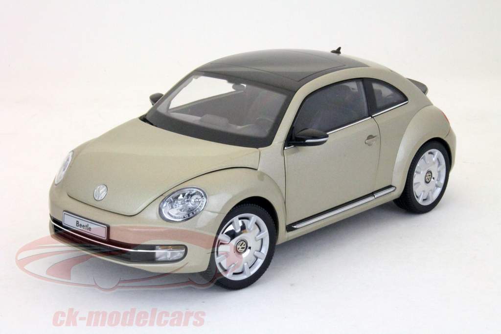 大众汽车大众甲壳虫双门轿跑车2011月球岩石银/银月球岩石1:18京商