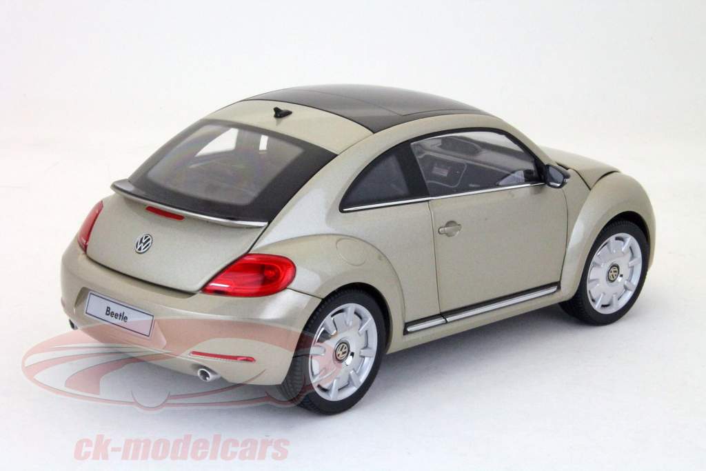 大众汽车大众甲壳虫双门轿跑车2011月球岩石银/银月球岩石1:18京商