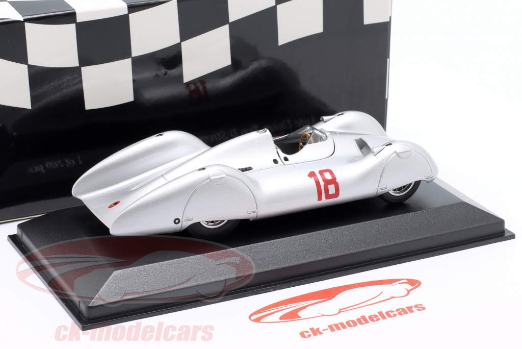 Auto Union Typ D 精简 #18 法国 GP 1938 Rudi Hasse 1:43 Minichamps